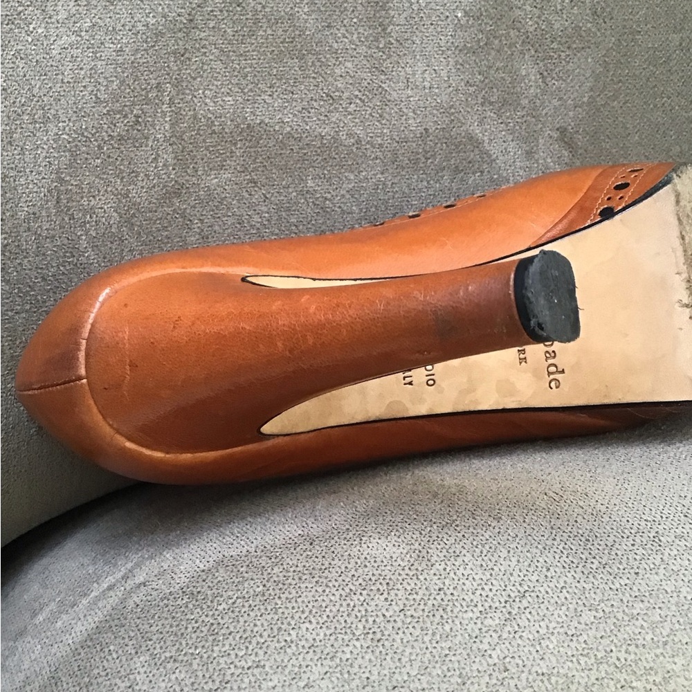 Kate Spade Leather Platform Heels Size 6 - Picture 9 of 16
